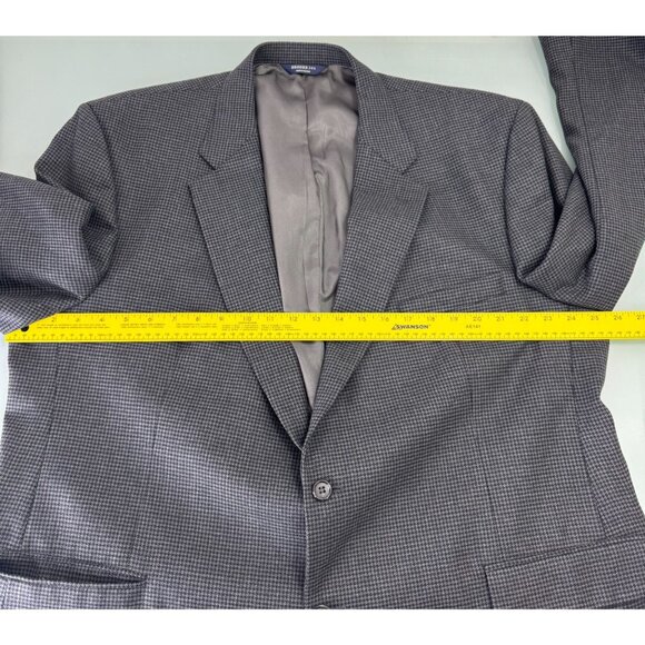 Brooks Brothers 346 Blazer Sport Coat Jacket 50R Houndstooth 100% Worsted Wool - Picture 7 of 10